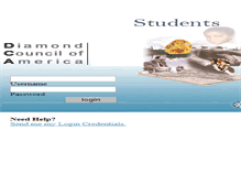 Tablet Screenshot of dcec.diamondcouncil.org